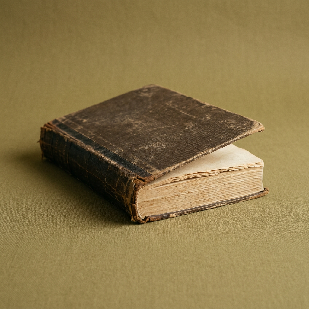 Livre relié — intérieur propre